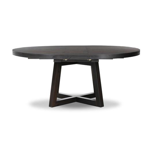 Eberwin Round Ext Dining Table - Dark Carbon by Four Hands