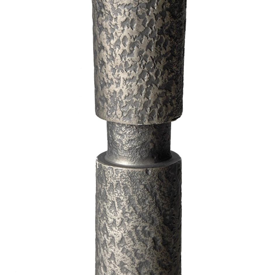 Fernando Floor Lamp In Forged Black Aluminum by Four Hands