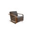 Eckersley Lounge Chair Cool Brown Leather by Moes Home