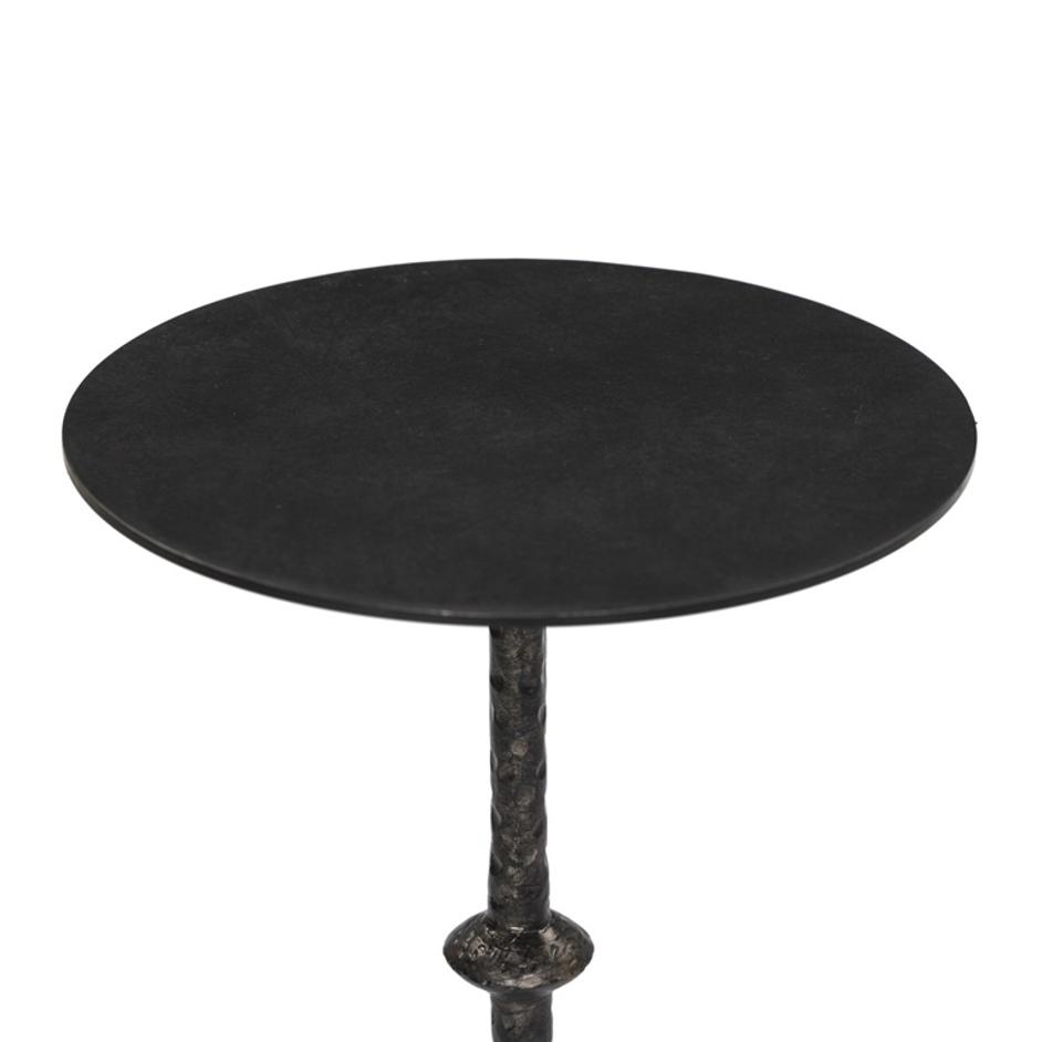 Jocelyn End Table - Raw Black Iron by Four Hands