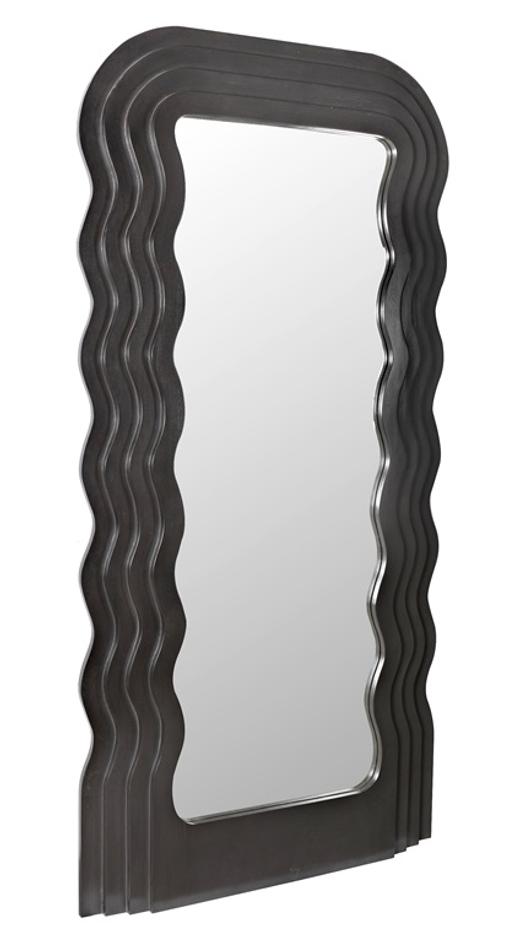 Atticus Mahogany Pale-Finish Mirror by Noir Furniture