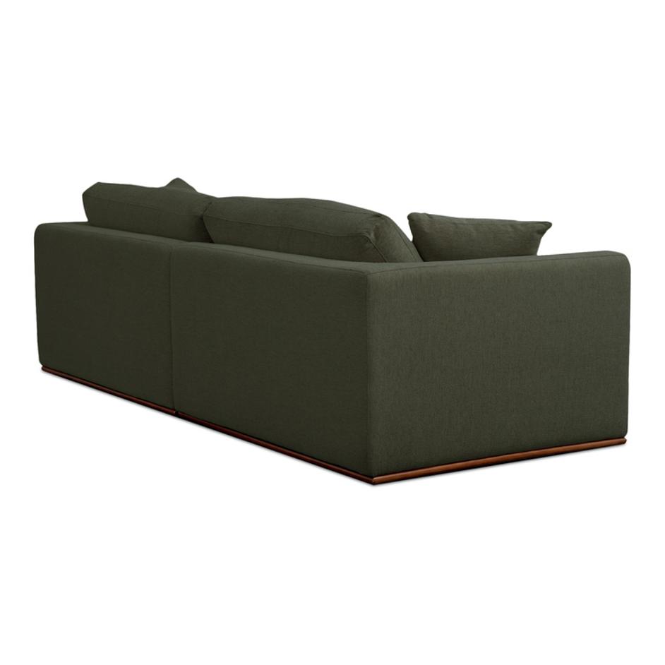 Rue Nook Modular Sectional Dark Green by Moes Home