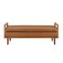 William KD PU Bench, Vintage Cider by New Pacific Direct