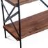 Organic Forge 78-Inch Tall Live Edge Bookshelf by Home Trends & Design