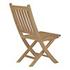 Quay Outdoor Patio Teak Folding Chair In Natural by Modway Furniture