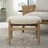 Acrobat Off-White Small Bench by Uttermost