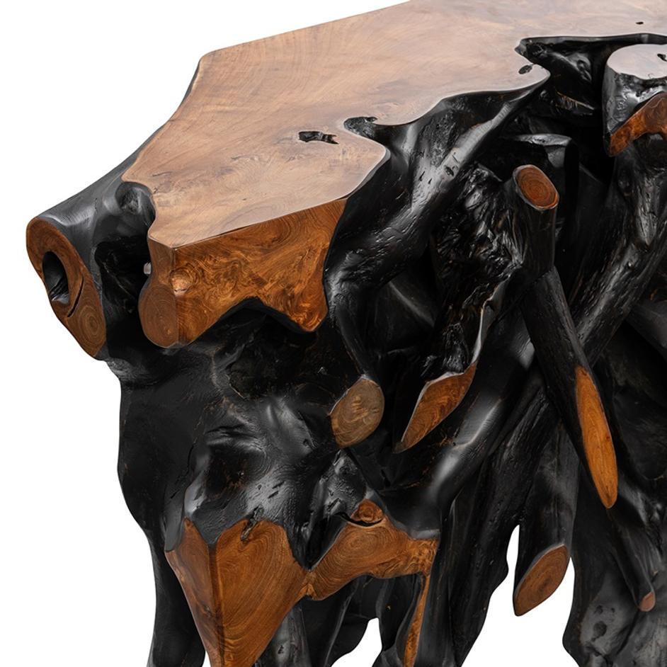 Cypress Root Console Table 70-71" by Classic Home