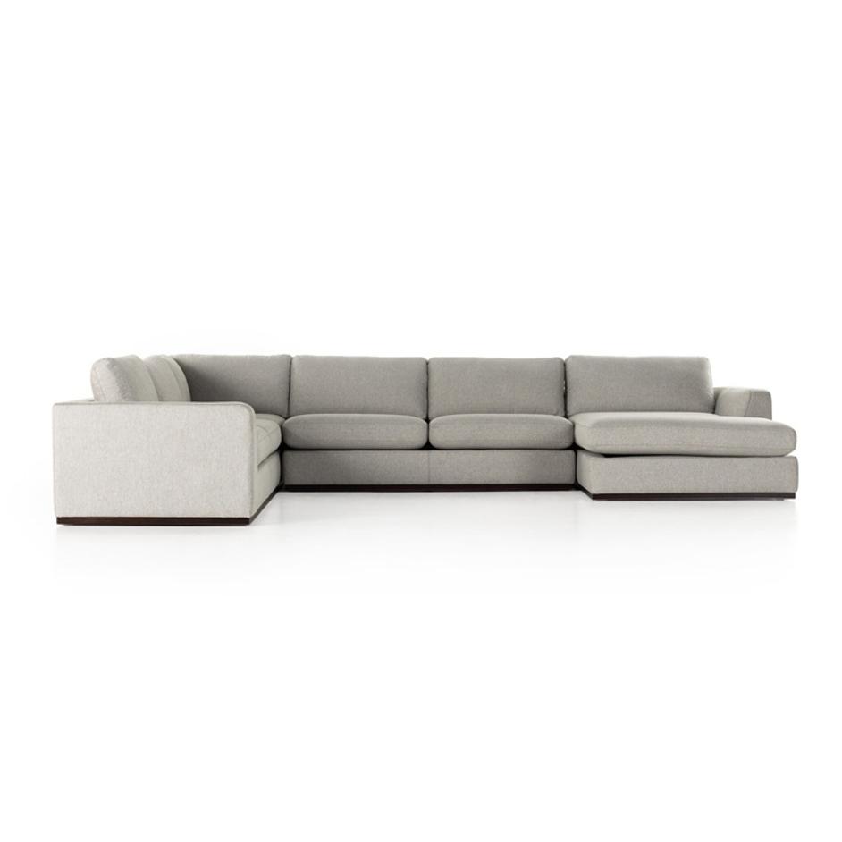 Colt 4-Piece Sectional - Aldred Silver by Four Hands