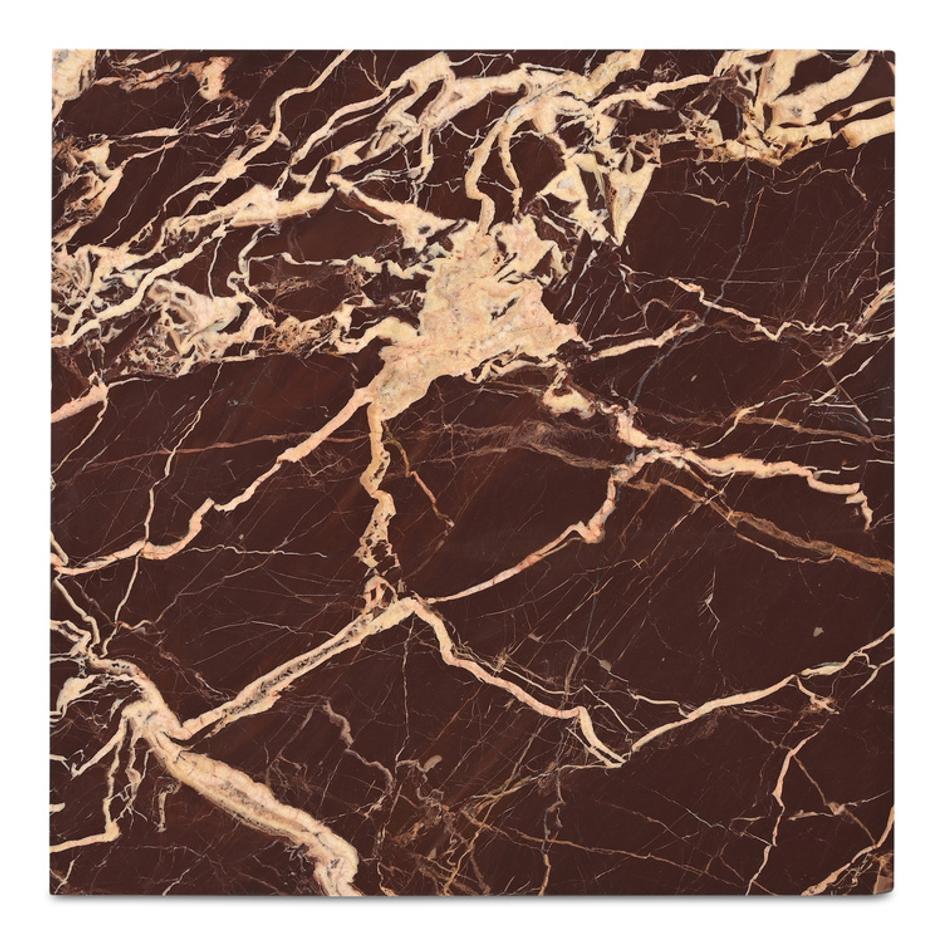 Rosa Coffee Table Rosso Levanto Marble by Moes Home