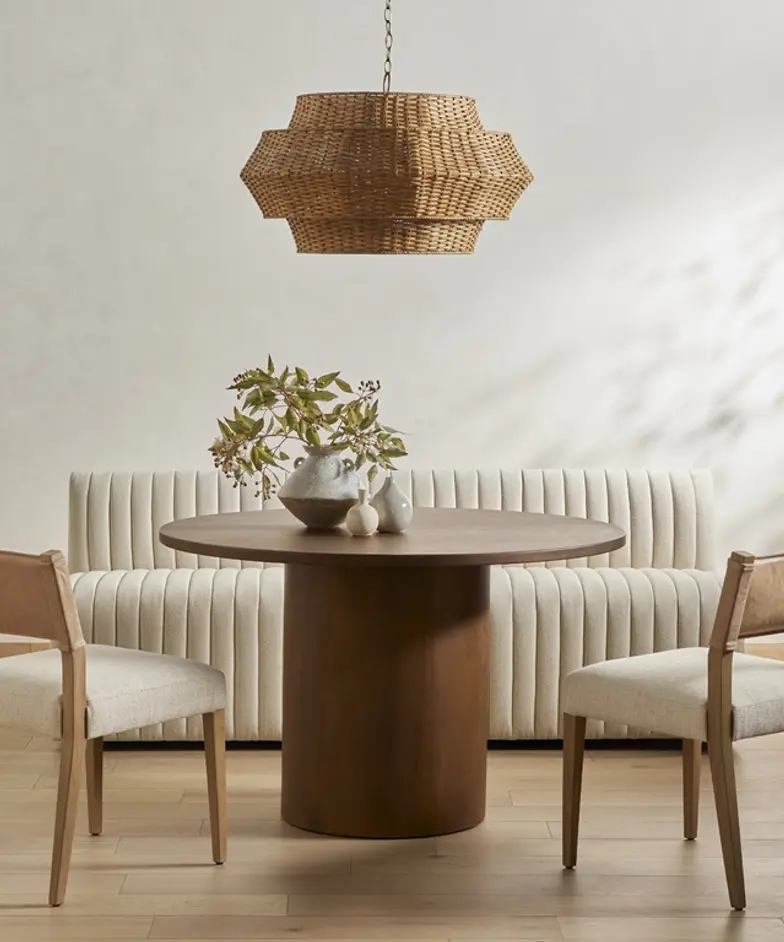 Ferris Dining Chair In Winchester Beige by FOUR HANDS