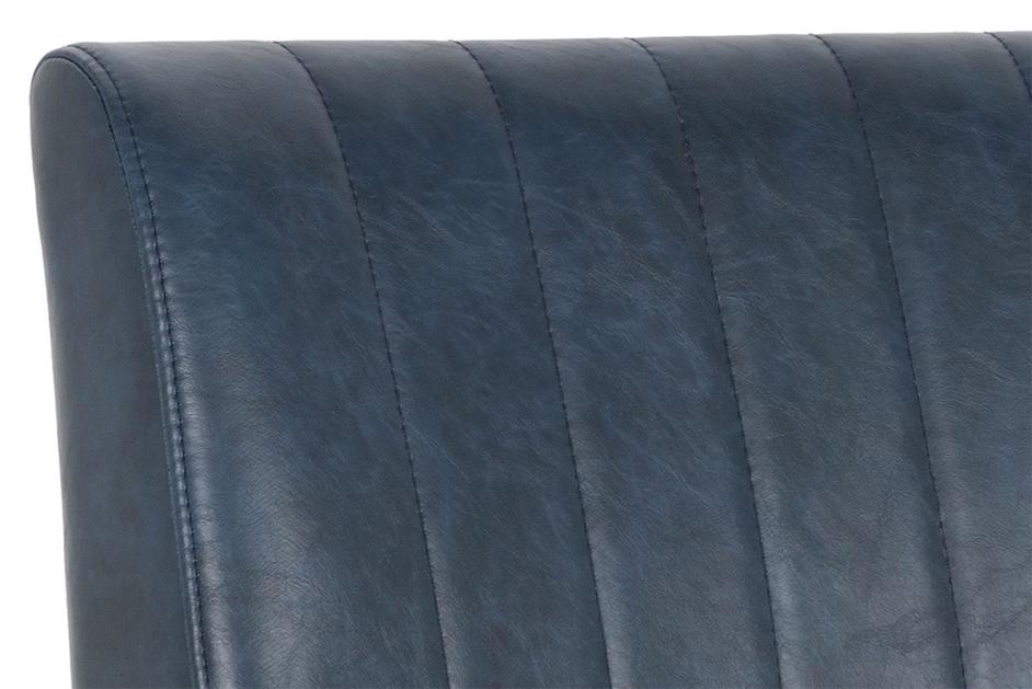 HALDEN DINING CHAIR - RUSTIC BRONZE - VINTAGE BLUE by Sunpan