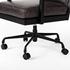 Lacey Desk Chair In Brushed Ebony by FOUR HANDS
