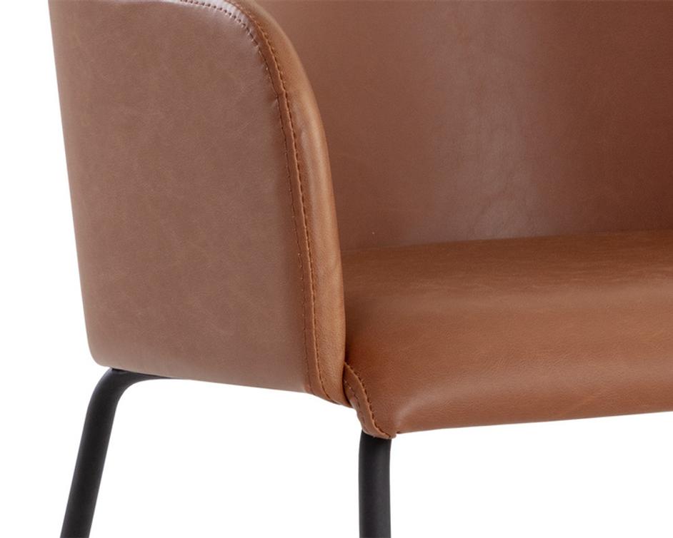HENSLEY DINING ARMCHAIR - HAZELNUT by Sunpan