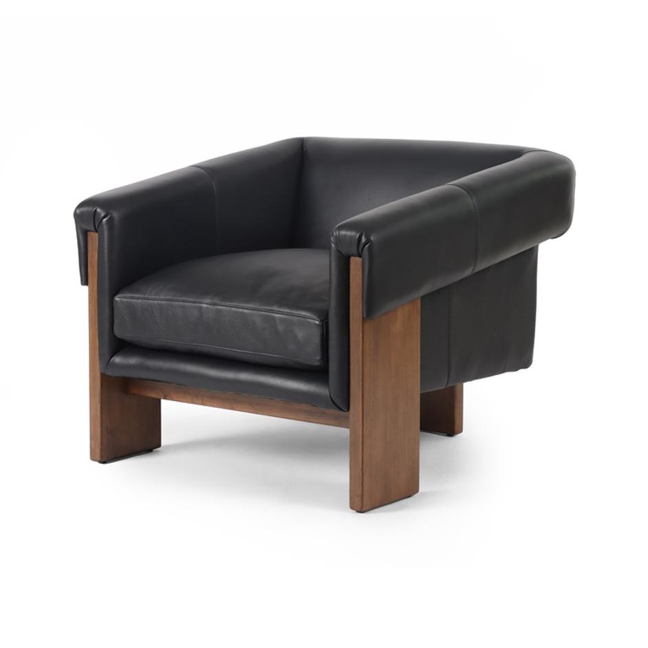 Cairo Chair In Harrison Black by FOUR HANDS