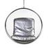 Globe chair- silver leather by Galla Home