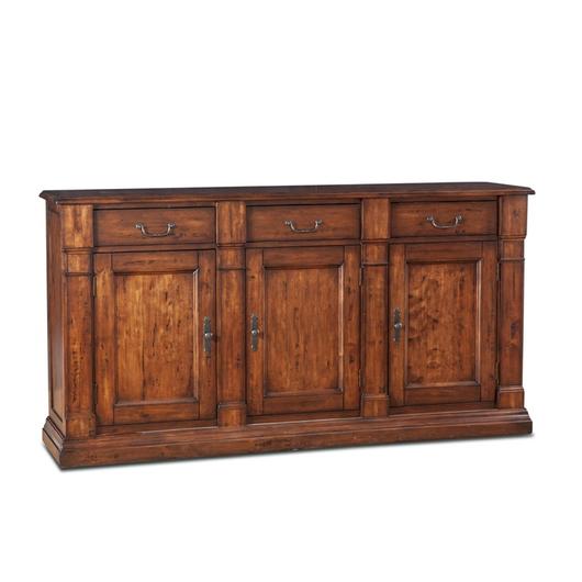 Tuscany 3 Door Buffet, Chestnut by Home Trends & Design