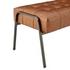 Venturi Tufted Bench In Vintage Cider by New Pacific Direct