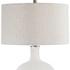 Whiteout Mottled Glass Table Lamp by Uttermost