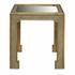 Art Deco Side Table with Mirror Top by Pulaski Furniture