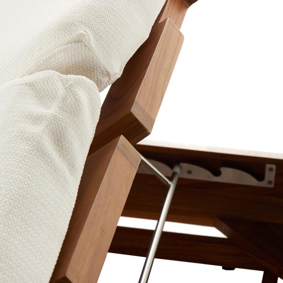 Kinta Outdoor Double Chaise Lounge - Faye Cream by Four Hands