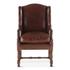 Grosvenor Collection Sicily Chair- vintage cigar leather by Home Trends & Design