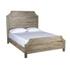 Francesca Cal King Bed Vintage Taupe by Classic Home