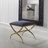 Crossing Small Navy Bench by Uttermost