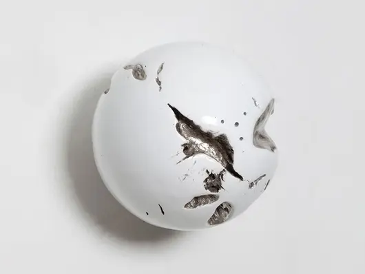 Cast Root Wall Ball, Resin, White, MD by PHILLIPS COLLECTION