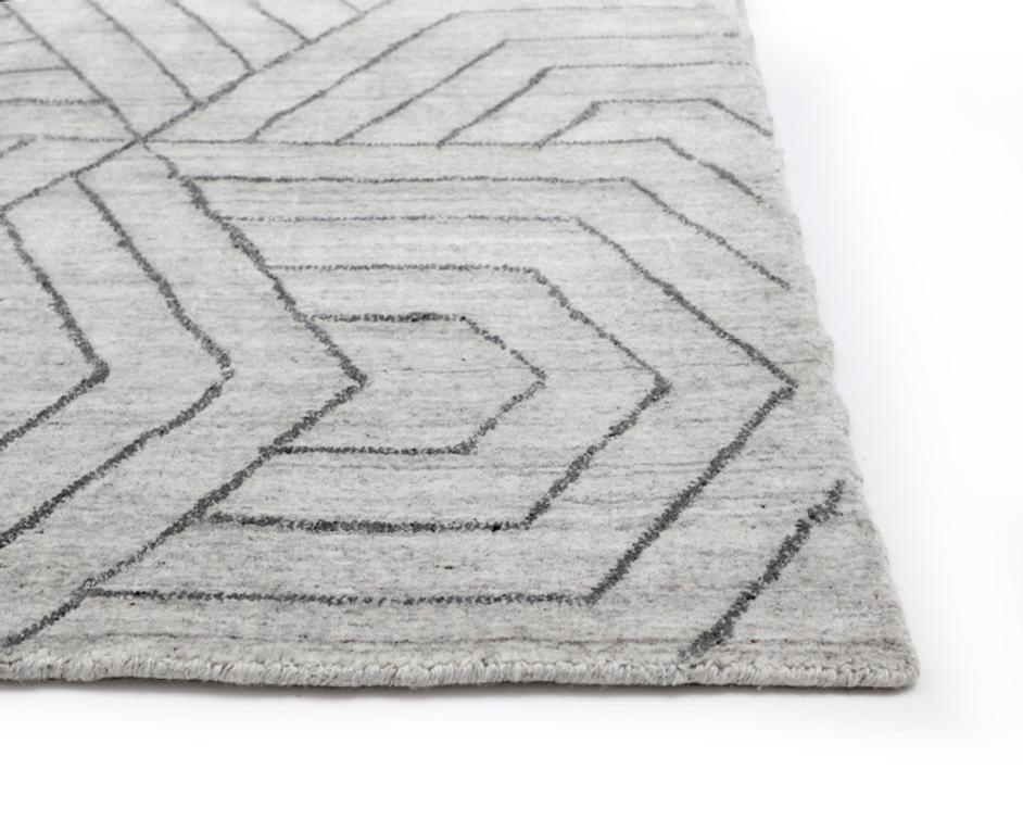 MAZEY HAND-LOOMED RUG - GREY - 8' X 10' by Sunpan