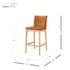 Devon KD PU Counter Stool, Moza Caramel by New Pacific Direct