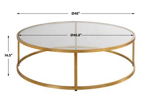 Radius Modern Circular Coffee Table by Uttermost