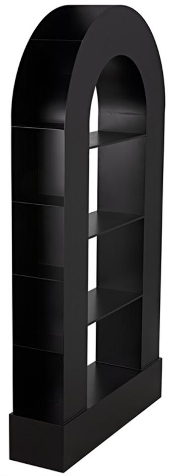 Triumph Bookcase, Black Steel by Noir Furniture
