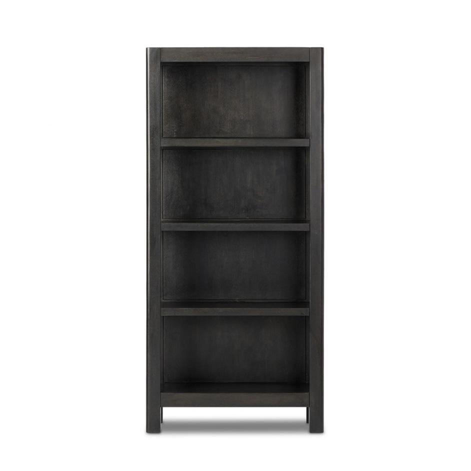 Wimberley Bookcase - Worn Black Parawood by Four Hands