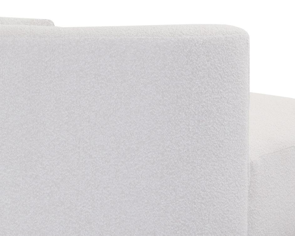 LAKEN SOFA CHAISE - RAF - COPENHAGEN WHITE by Sunpan