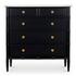 Eleanor 5 Drawer Chest Black by Moes Home
