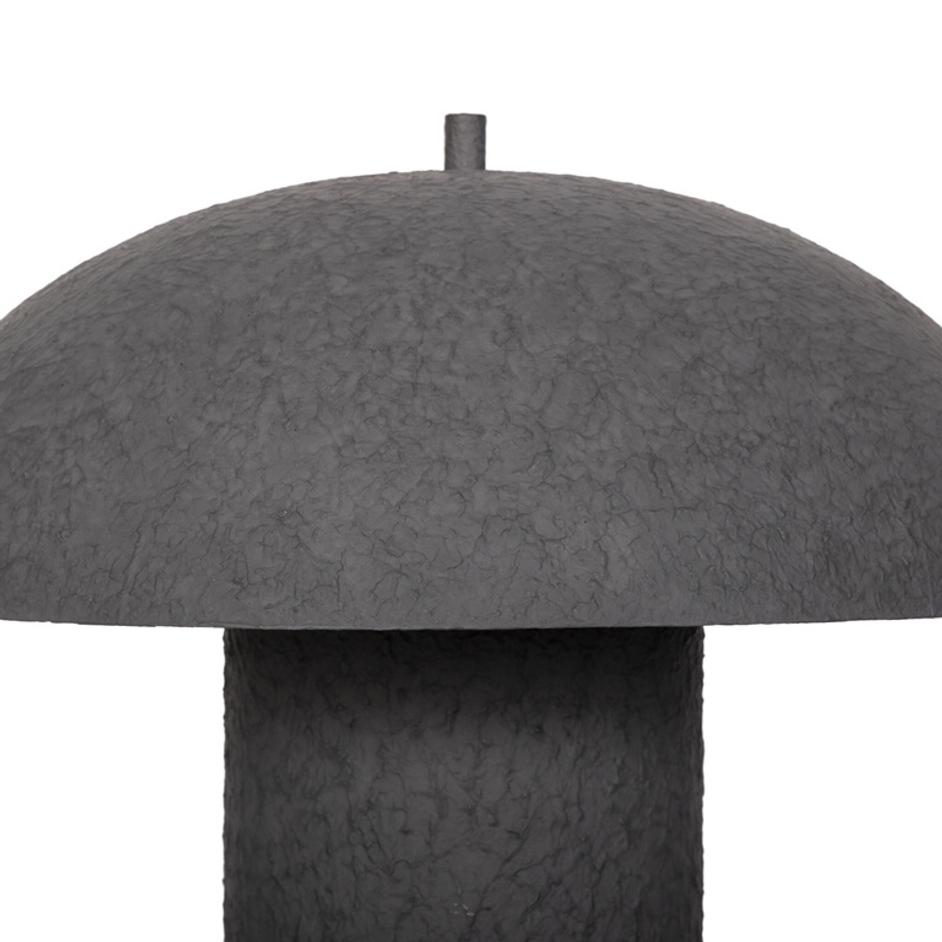 Santorini Table Lamp - Matte Black Plaster by Four Hands