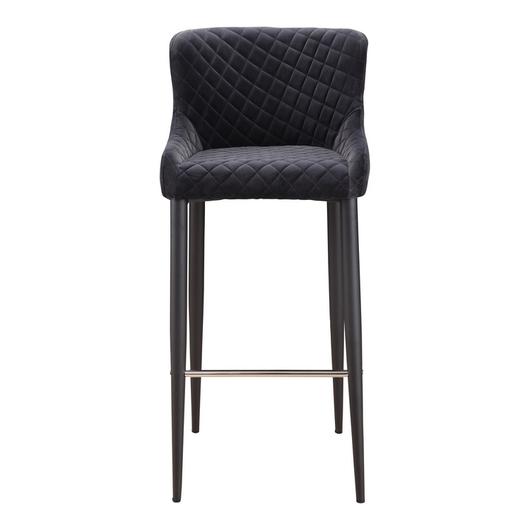 ETTA BARSTOOL DARK GREY by Moes Home