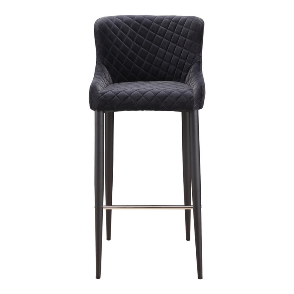 ETTA BARSTOOL DARK GREY by Moes Home