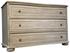 Lauren Mahogany Dresser with Brass Pulls in Weathered Finish by Noir Furniture
