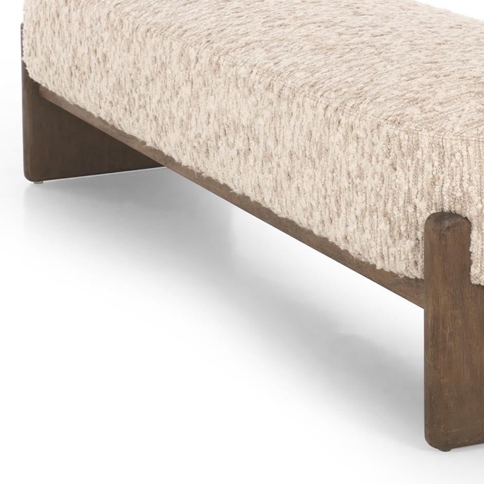 Kirby Accent Bench - Solema Cream by Four Hands