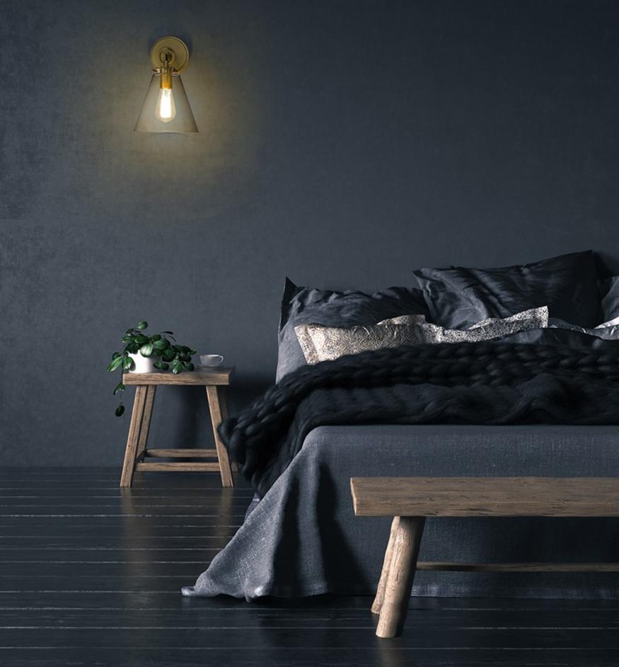 Harper 1 Light Wall Sconce in Rubbed Brass Finish by Z-Lite