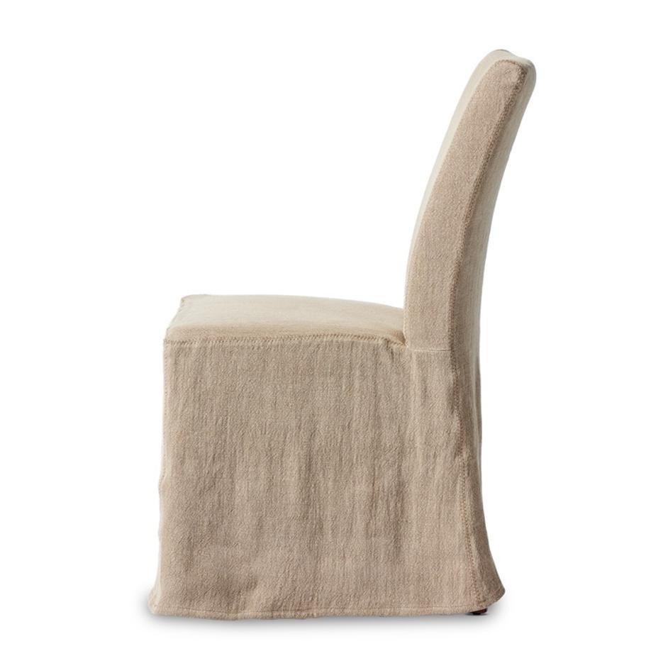 Vista Slipcovered Din Chr In Brdw Canvas by FOUR HANDS