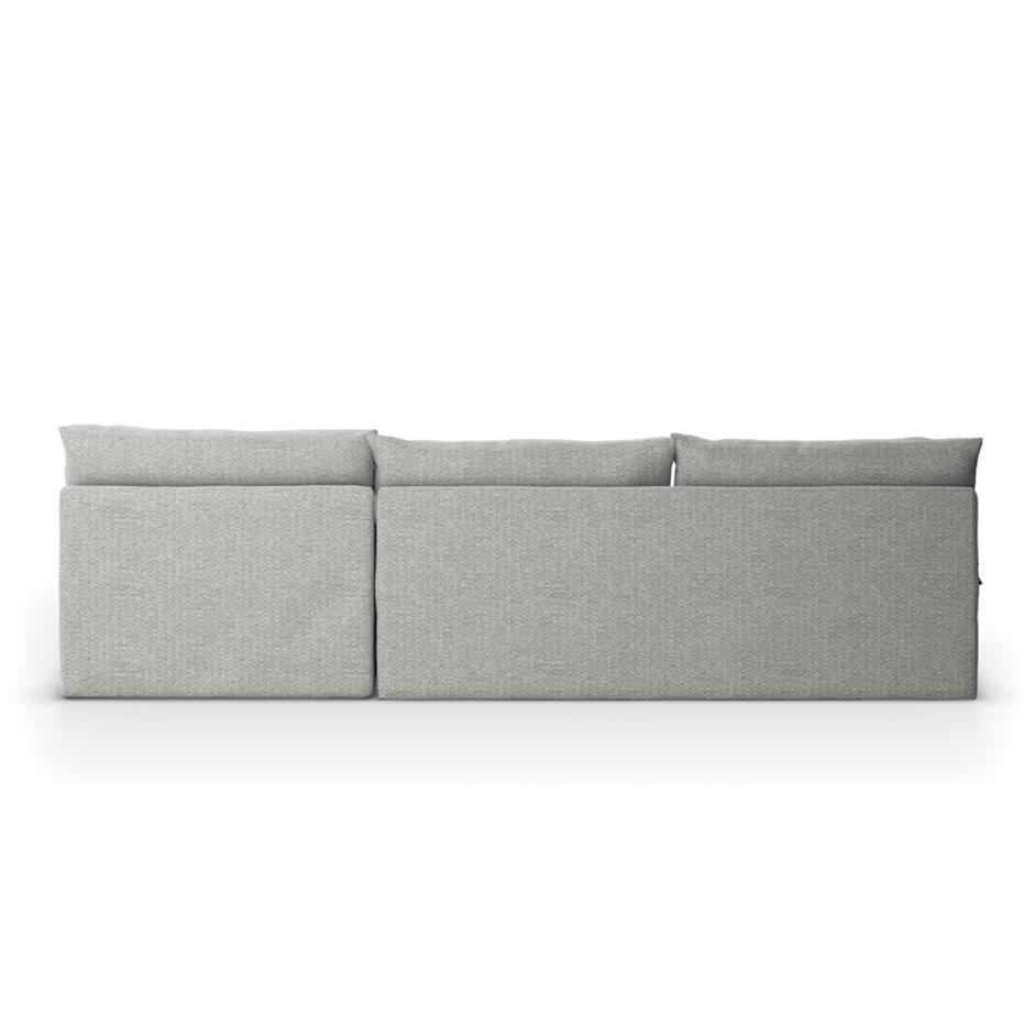 Grant Outdoor 2 Pc Sectional In Faye Ash by FOUR HANDS