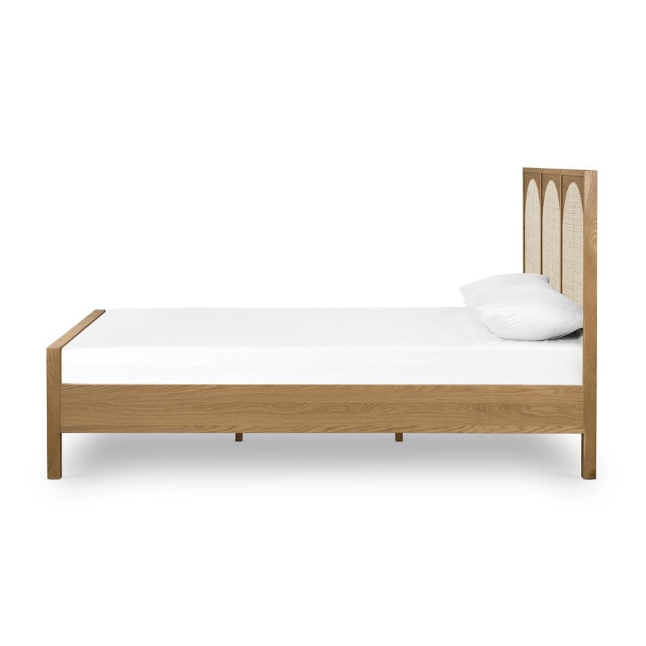 Allegra Bed-Natural Cane-Queen by FOUR HANDS