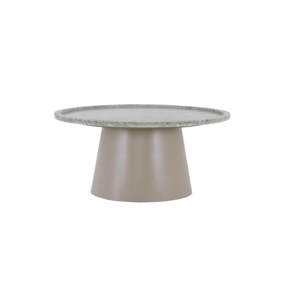 Kimberley Coffee Table White Marble by Moes Home