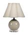Dottie Blown Glass Table Lamp with Linen Shade, Taupe by Jamie Young