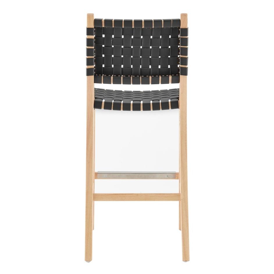 Marco PU Counter Stool, Black by New Pacific Direct