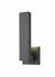 Edge 1 Light Outdoor Wall Sconce in Black Finish by Z-Lite
