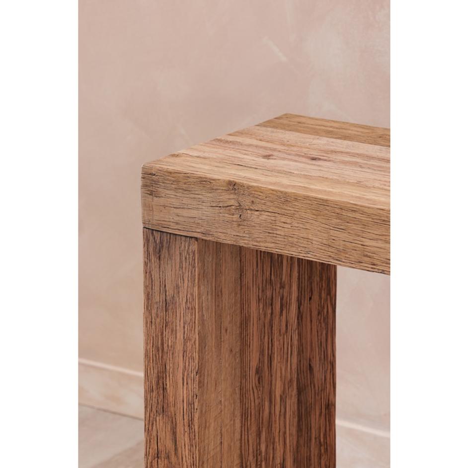 EVANDER CONSOLE TABLE AGED OAK by Moes Home