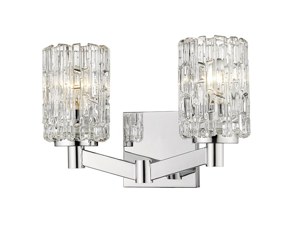 Aubrey 2 Light Vanity in Chrome Finish by Z-Lite
